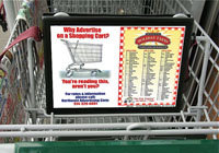 Shopping Cart Ad Location